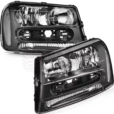 For 2002-2009 Chevy Chevrolet Trailblazer Headlamp 2008 Set Headlights Assembly • $73.99