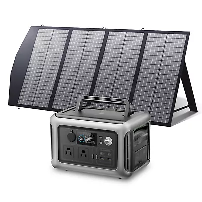 ALLPOWERS 600W Portable Power Station Generator Battery With 140W Solar Panel • $349