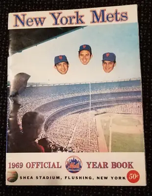 1969 NEW YORK METS Yearbook TOM SEAVER Jerry GROTE Nolan RYAN Kranepool McGRAW • $45