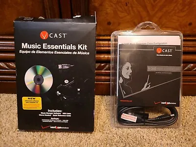  V CAST MUSIC ESSENTIALS KIT Verizon CD Cable Headset Motorola L7cK1mRazr V3m • $7