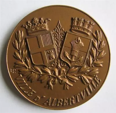 Bronze Medal To IOC Member Albertville Winning Bid For 1992 Winter Olympic Games • $160