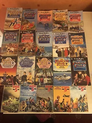 Enid Blyton FAMOUS FIVE Set Of 20 Books Vintage Rare 1970's Paperbacks  • £39.99