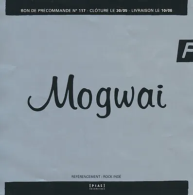 Mogwai - Happy Songs For Happy People - 2003 [France] - Sales Sheet • $18.94