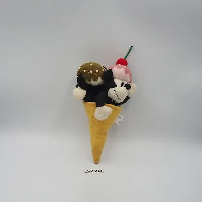 Mickey Mouse & Minnie C2503 Tokyo Disney Sea Cone USED JUNK 5  Plush Toy Doll  • $12.34