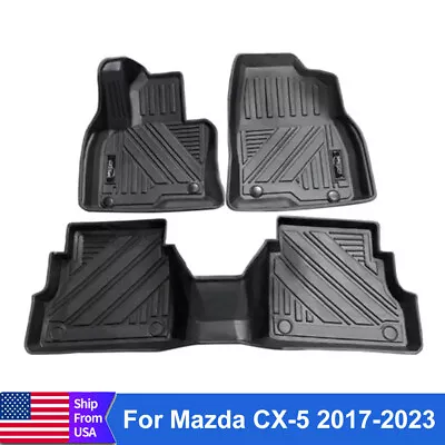 Car Floor Mats For Mazda CX-5 2017-2024 Model Waterproof Custom Liner Carpets  • $108.90