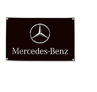 Large Banner Flag 3x5ft [Mercedes Benz]garage Room Decora (8168) • $25