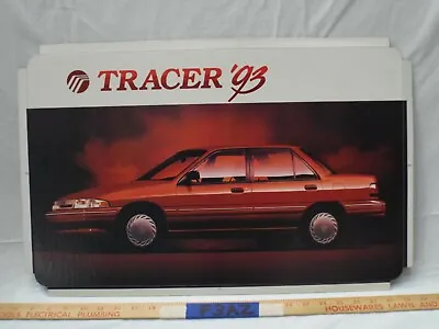 Dealer Showroom Sign/Promotional Poster 1993 Mercury Tracer 93 Dealership Promo • $99.99