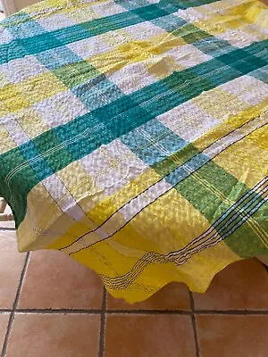 Vintage Seersucker Table Cloth • £10