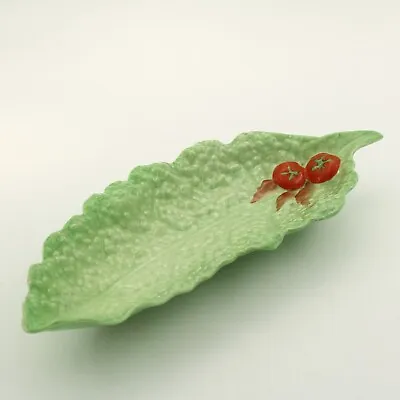 Vintage Carlton Ware Lettuce Leaf And Tomatoes Salad Dish Bowl • £18