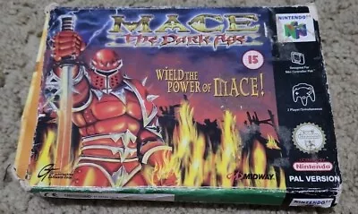 MACE THE DARK AGE WIELD THE POWER OF MACE (Nintendo 64 | N64) Authentic BOX ONLY • $25