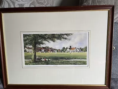 £75 • Buy Framed Sunday Cricket By Terry Harrison