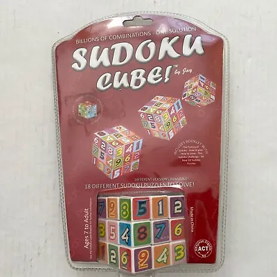 £14 • Buy SUDOKU CUBE By Jay-18 Puzzles 9 Levels- New Sealed With Instructions Age 7-Adult