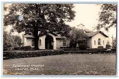 Laurel Mississippi MS Postcard RPPC Photo Episcopal Church C1910's Antique • $29.95