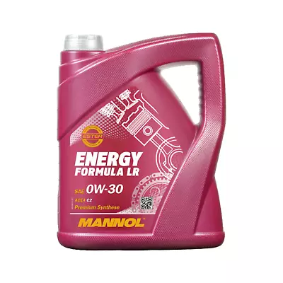 5L Mannol 0W-30 Engine Oil Fully Synthetic C2 Jaguar Land Rover STJLR.03.5007 • £19.99