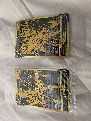 $40 • Buy Z&Z Ultra Premium Collection: Zacian V Gold And Zamazenta V Gold Promos SEALED!
