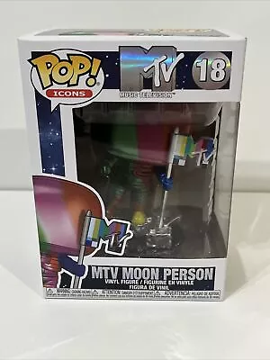 Funko POP! Icons MTV Moon Person #18 Music Television Classic Icons • $10