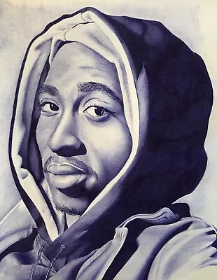 New Tupac Shakur 2Pac Music Wall Art Poster OR Canvas Size A4 To A1 • $8.50