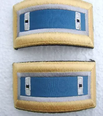 Army Shoulder Boards Military Intelligence Warrant Officer Wo-1 Pair (2) • $20