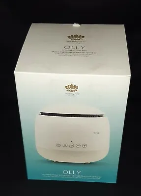 Made By Zen - England-olly Aroma Diffuser With Mood Lighting & Bluetooth Speaker • £36