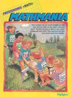 Mathmania (Book 6) - Paperback By Highlights For Children - ACCEPTABLE • $7.35