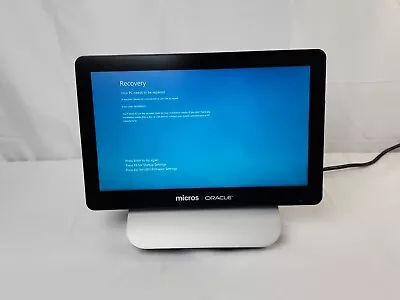 Micros Oracle Workstation 6 610 Touch POS Terminal E3827 1.75GHz 4GB/64GB *NO OS • $127.98