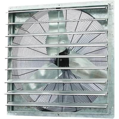 36  Wall Mounted Shutter Exhaust Fan Automatic Shutter Single Speed Vent Fan • $478.60