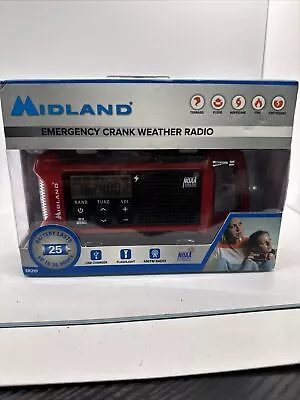 Midland ER210 Compact Emergency Hand Crank Radio W/ Flashlight • $49