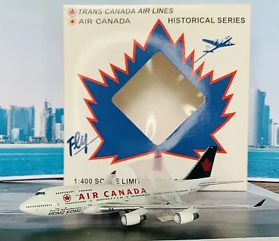 Air Canada Aeroclassics 1:400 Boeing 747-400 Reg: C-GAGL Yves & Moi Going To HK • $199.77