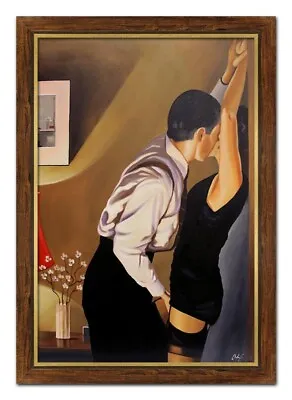 Jack Vettriano - Game On - 72x102cm - Oil Painting Canvas - With Frame - G116999 • £200.24