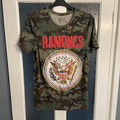 Ramones Camouflage Tour 1995 T-Shirt Farewell Tour Adios Amigos Size S OFFERS. • £14