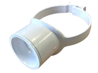 White Pipe 110mm - 50mm 55mm Boss Clip Strap Boss 2  Glued Solvent Adaptor • £9.85