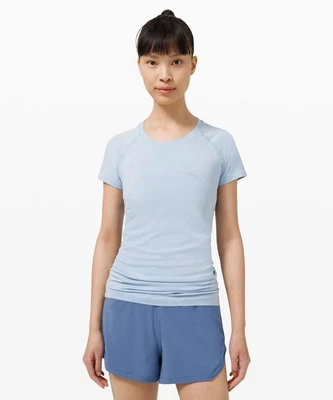 $19.99 • Buy LULULEMON Swiftly Tech 2.0 Baby Blue Tee CAN 2 AU 6