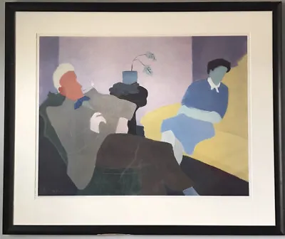 Milton Avery Lithograph Poster 1984 Vintage Cubist Modern Impressionist Museum • $2900