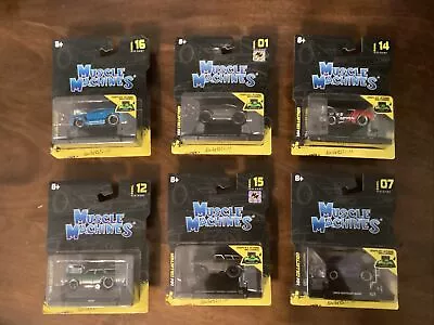 Muscle Machines-Lot Of 6-Mustang-Camaro-Nomad Gasser-Vista Cruiser-240Z-NIP • $0.99