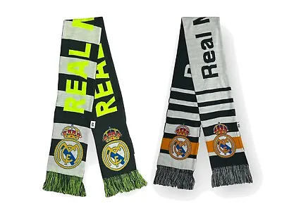 2 X Real Madrid Scarf Soccer Winter Reversible Football Licensed   • $19.99