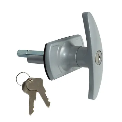 ELB Locking T Handle 76mm Shaft Long Spigots To Suit Henderson Garage Doors  • £11.95