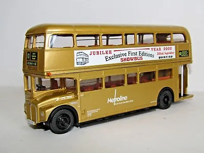 £17.95 • Buy Efe Rml Routemaster Gold Metroline Showbus 2002 Route 10 Archway 1/76 25513sb