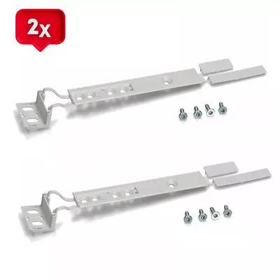 2X AEG Integrated Fridge & Freezer Door Mounting Bracket Fixing Slide Kit • £7.95