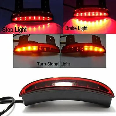 Motorcycle LED Tail Brake Stop Turn Signal Running Lights For Cafe Racer Bobber • $18.18