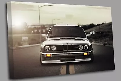 BMW E30 MSPORT MOTORSPORT MTECH Canvas Wall Art Ready To Hang • $50.51