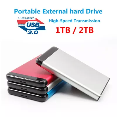 500G/1T/2T Mobile 2.5inch USB 3.0 HDD External High Speed Hard Disk Drive For PC • $63.26