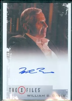 X-Files Season 10 & 11  William B Davis As Carl Bush Spender Autograph Card • $1.99