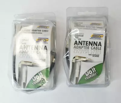 Lot Of 2 Metra IBR-CR10 Antenna Adapter Cable For Chrysler/Jeep/Dodge Black • $14.99
