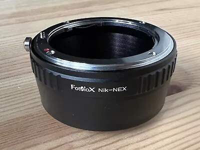 Fotodiox Pro Lens Mount Adapter- Sony Lens To Nikon Camera • $30