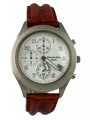 Men's Wristwatch Mercedes-Benz Classic Chronograph 1/20 With Date Works • $194.20