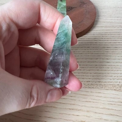 £11 • Buy Wholesale 2 X Rainbow Fluorite Obelisk