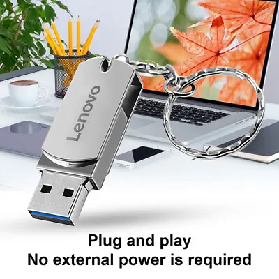 $15.10 • Buy Lenovo USB Flash Drive Support Storage Stick Memory U Disk Type-C Converter Head