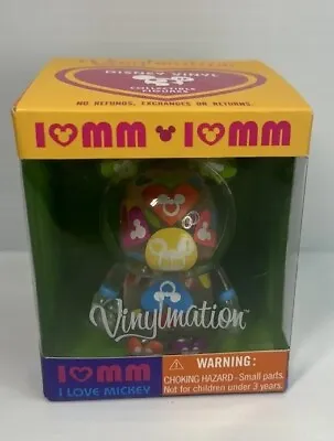 NIB Vinylmation Disney Store I LOVE MICKEY MOUSE Collection Series Clear Hearts • $14.99