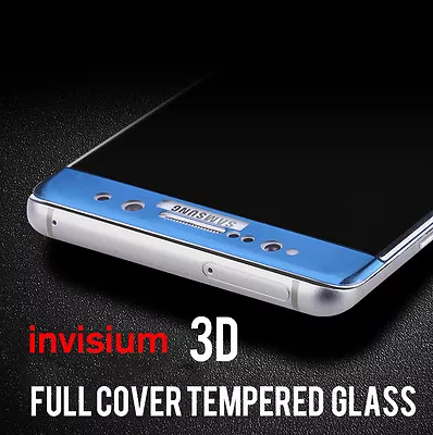  INVISIUM 3D FULL COVER Tempered Glass Screen Protector Samsung Galaxy Note 7 S7 • $6.95