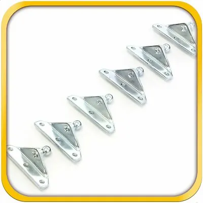 10MM Ball Stud Brackets For Gas Prop Spring Strut Pack Of 6 For 10 Mm Steel New • $18.54
